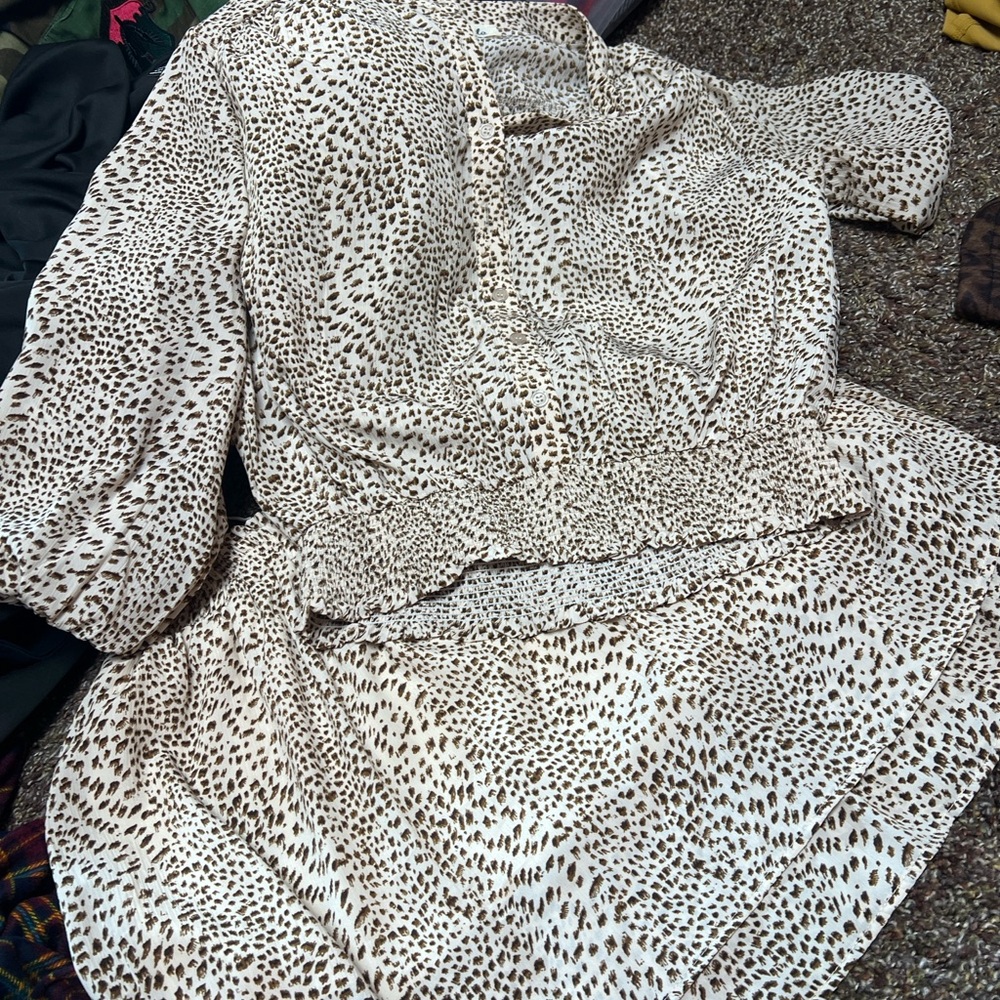Leopard Print Women's Dress
